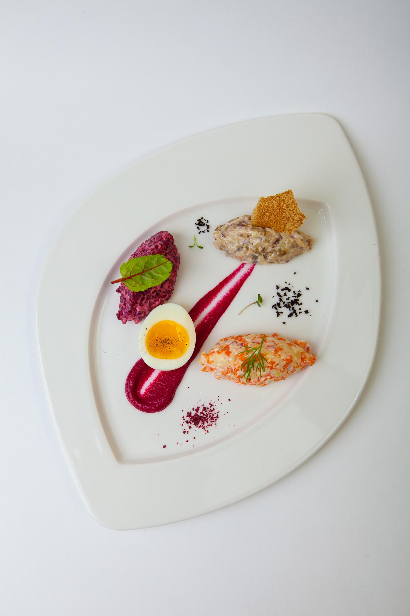 Sample plated dish from course
